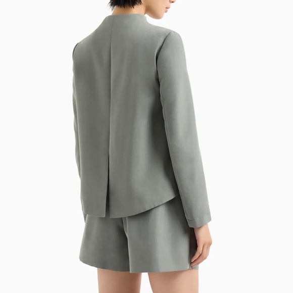 *NWT* Emporio Armani Black Jacket w/Asymmetrical hem - Picture 6 of 16